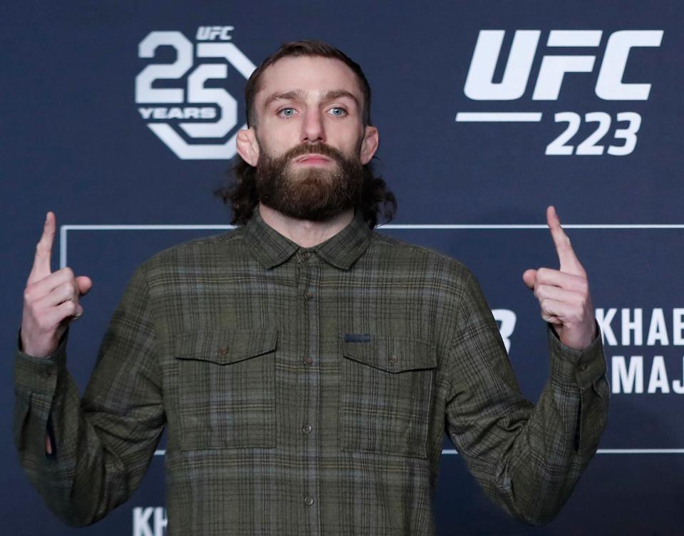  Michael Chiesa has seen his fight scrapped after suffering multiple cuts