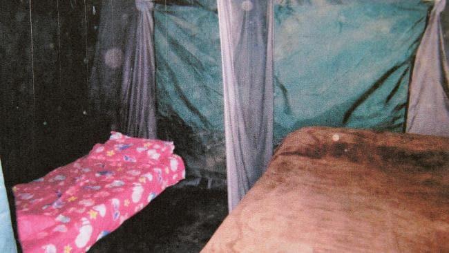 The children were found living in filthy, squalid conditions