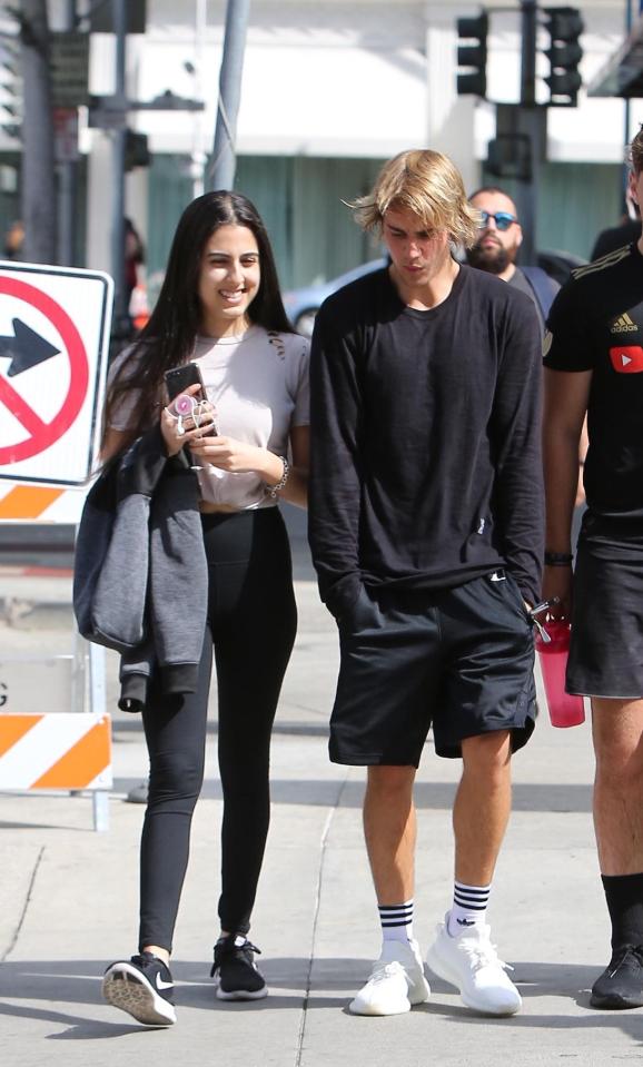  The pair looked relaxed as they walked in Beverly Hills following a work out