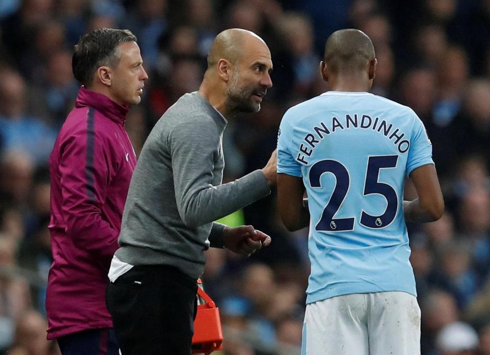  Fernandinho knows the Premier League leaders must start fast at the Etihad