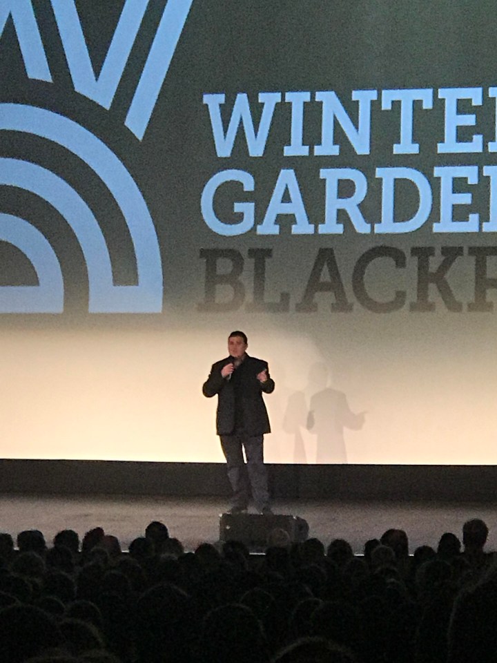  Peter Kay appeared on stage in Blackpool at the Car Share screening