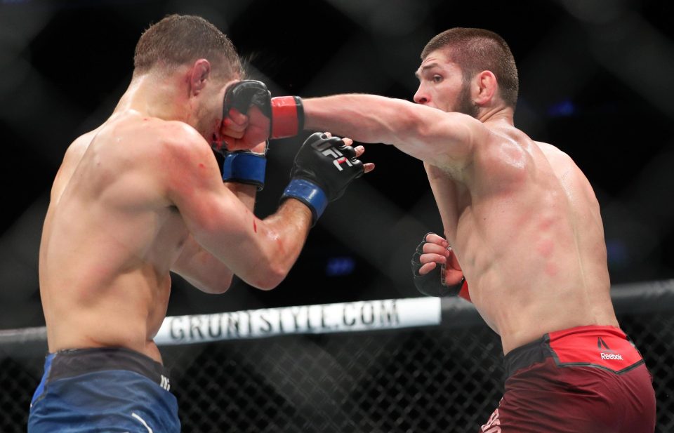  Khabib Nurmagomedov beat Al Iaquinta on points in Brooklyn