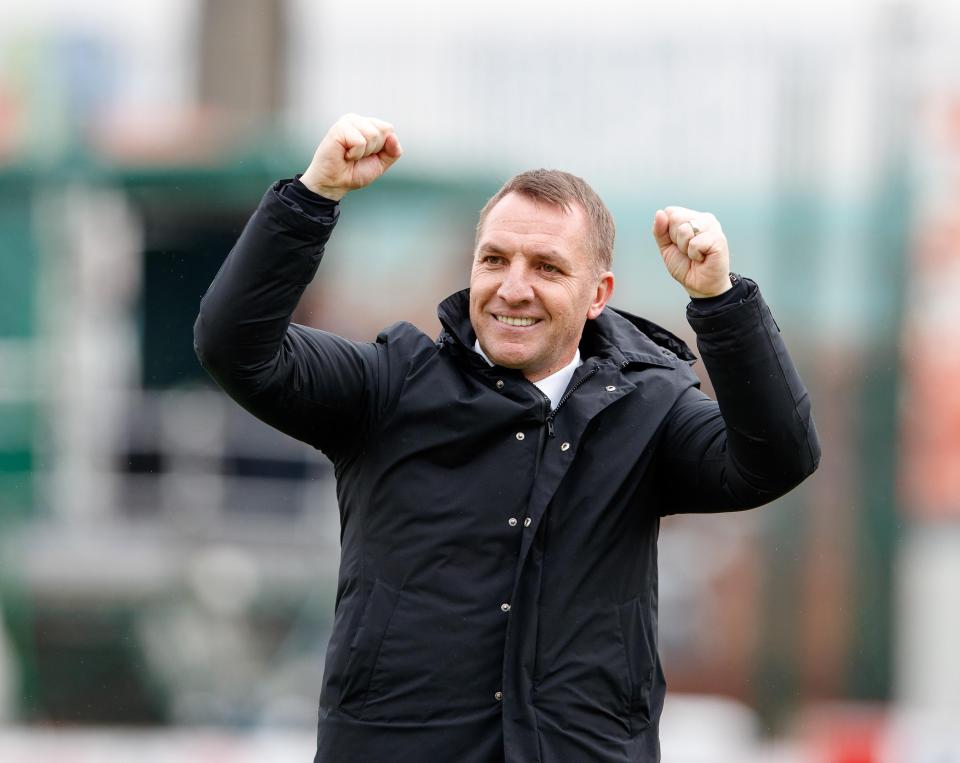  Rodgers' Celtic side can win the Scottish Premiership this weekend