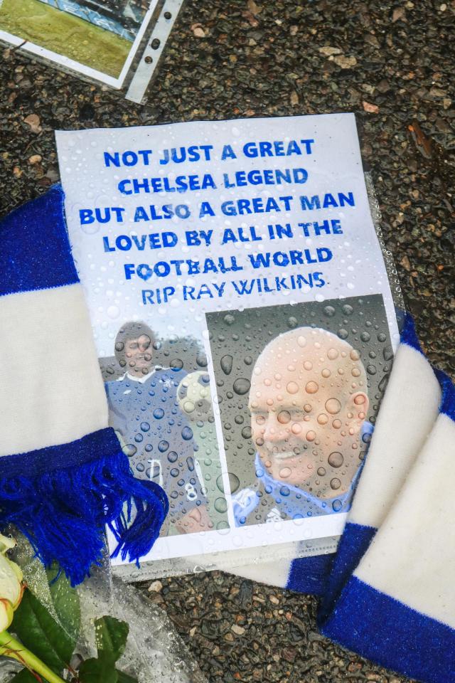  Ray Wilkins is well-remembered at Chelsea after time there as a player and coach