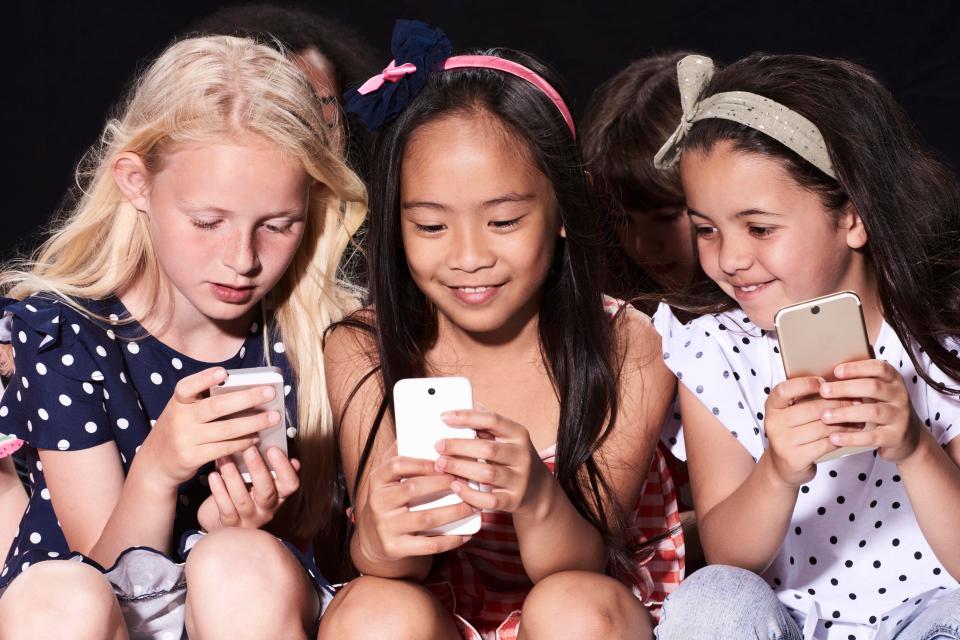  A quarter of kids aged six or under have a smart phone, according to a survey