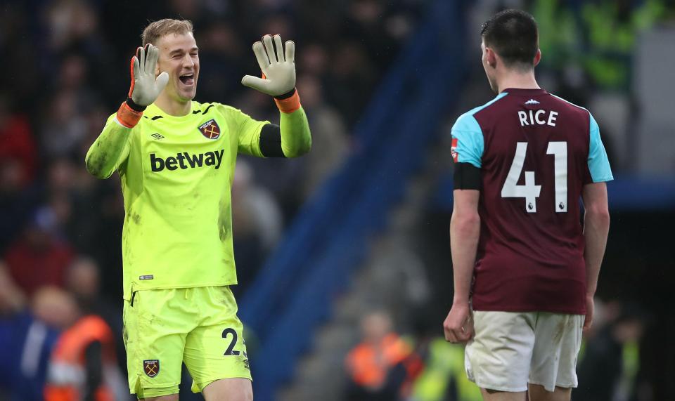  Joe Hart gets ten out of ten for his performance against Chelsea