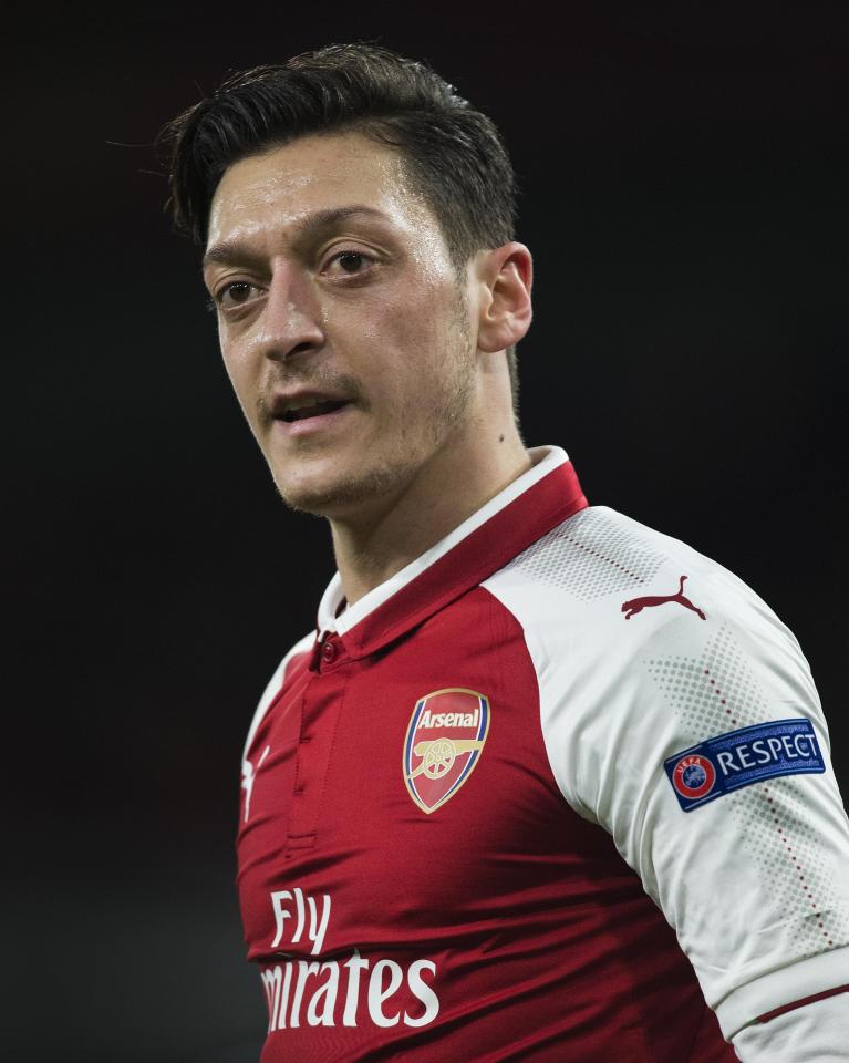  Arsenal will be looking to their maverick Mesut Ozil to help guide the side into the Europa League final