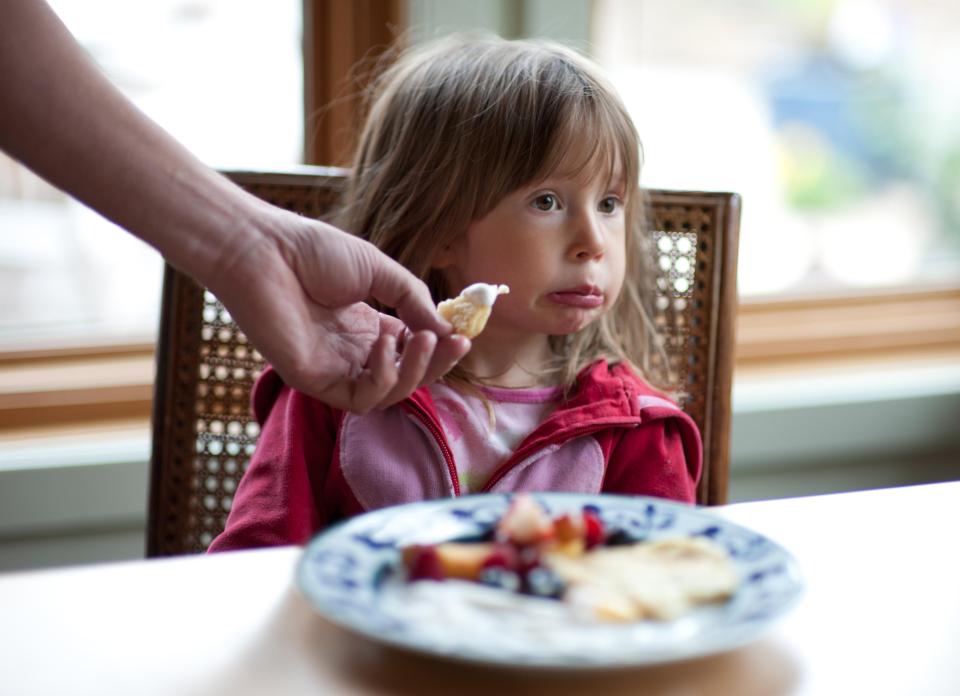 Most children need to try something 10 to 15 times before they will actually eat it