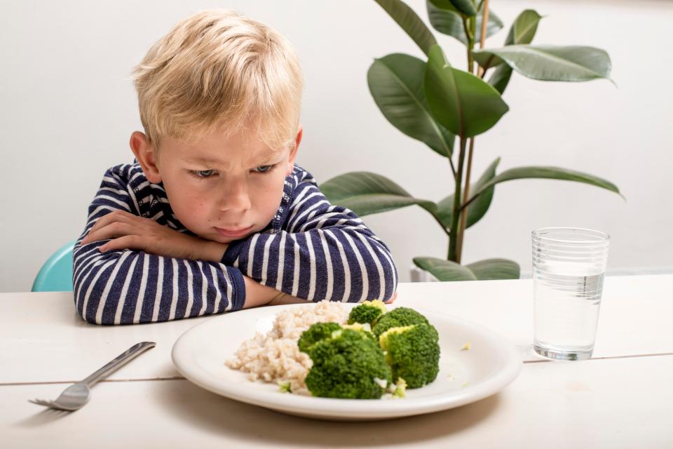 Most children need to try something 10 to 15 times before they will actually eat it