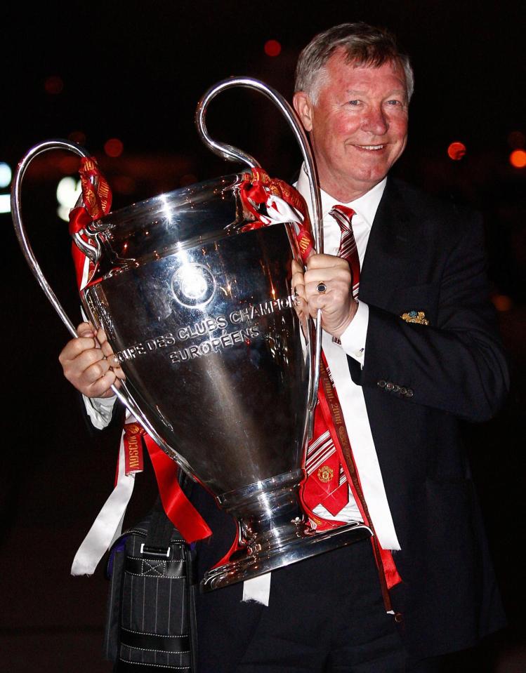  Alex Ferguson famously lifted the Champions League with Man Utd in 2008