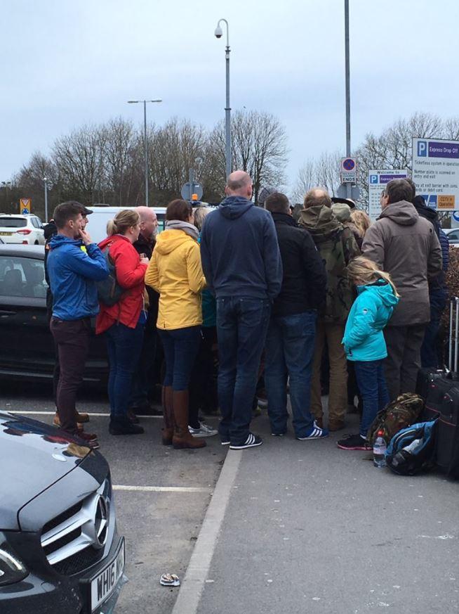  Families were left stranded at Bristol airport after their cars have allegedly not been returned to them