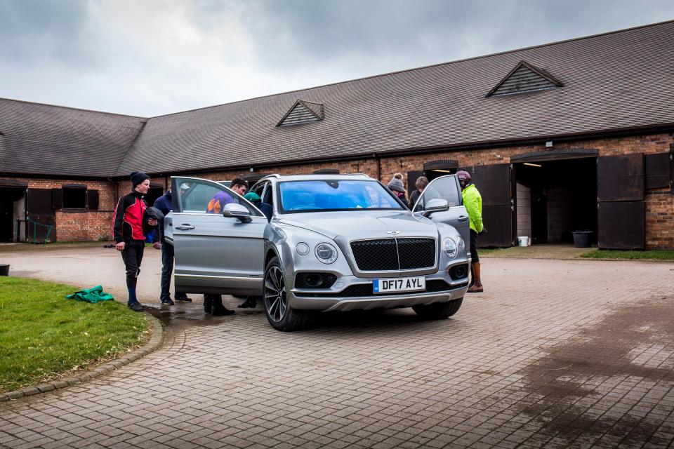  The Bentayga has 4-litre triple-charged V8 diesel engine