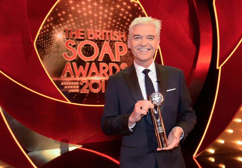  Phillip Schofield has hosted the awards for nine years