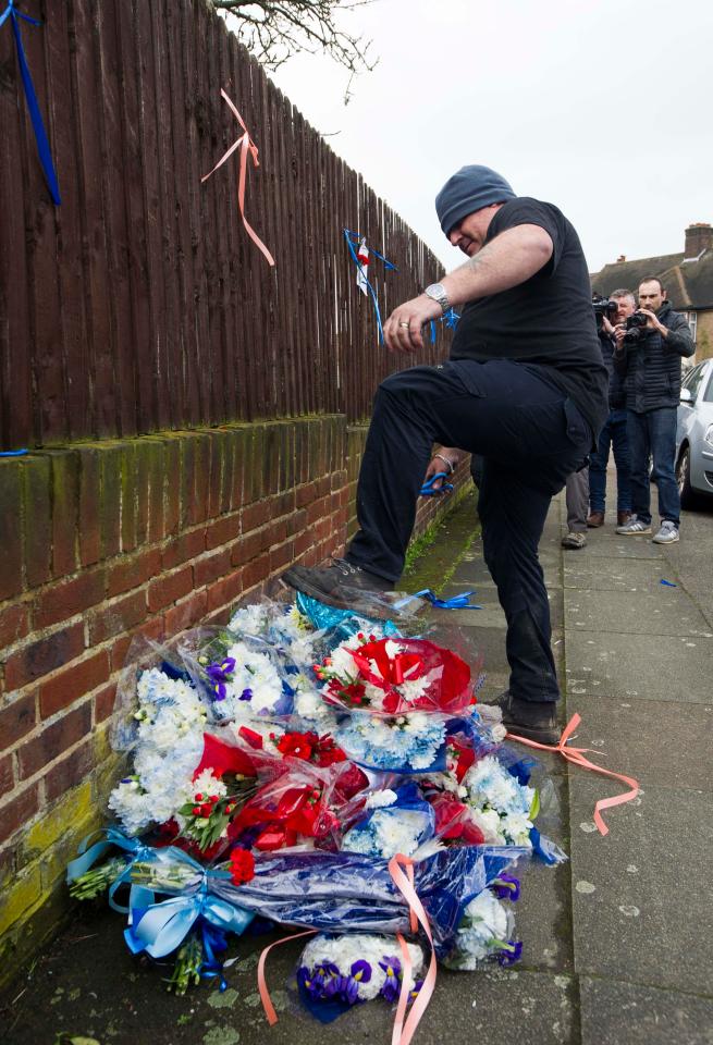  Hours earlier, a separate man trashed the tributes that he dubbed an 'insult to Richard'