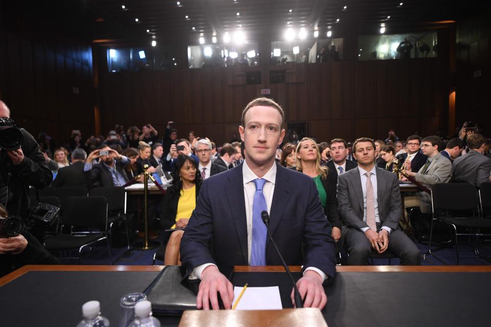  Facebook CEO Mark Zuckerberg faces Congress