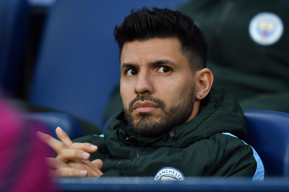  Sergio Aguero only came off the bench twice in the final few matches before Manchester City won the title