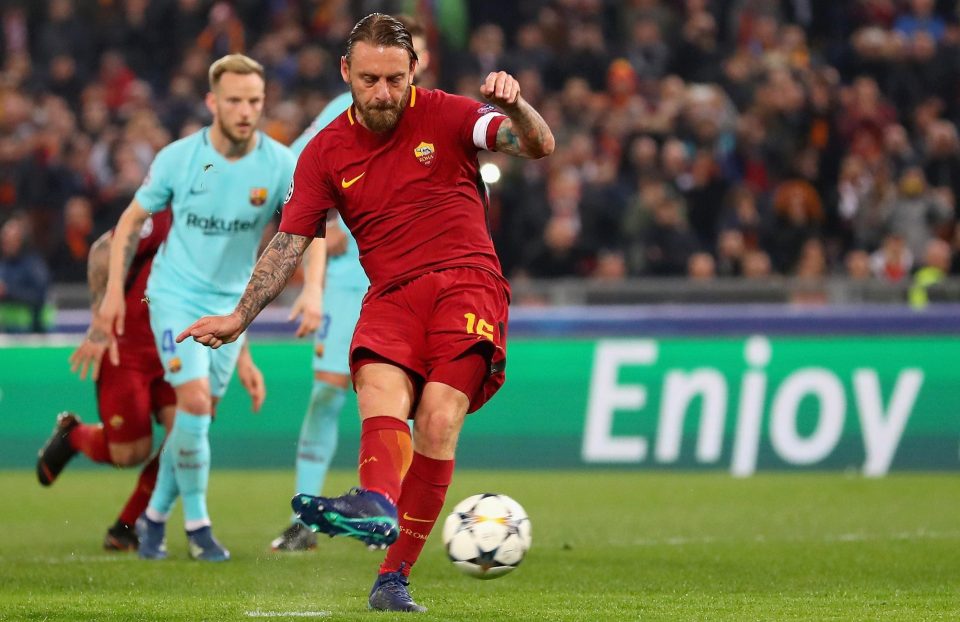  Daniele De Rossi netted a penalty with less than half an hour to go