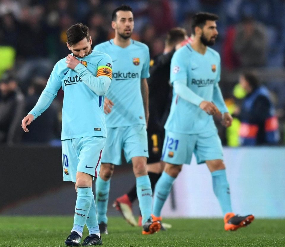  Lionel Messi and the rest of the Barcelona team had just two shots on target all game