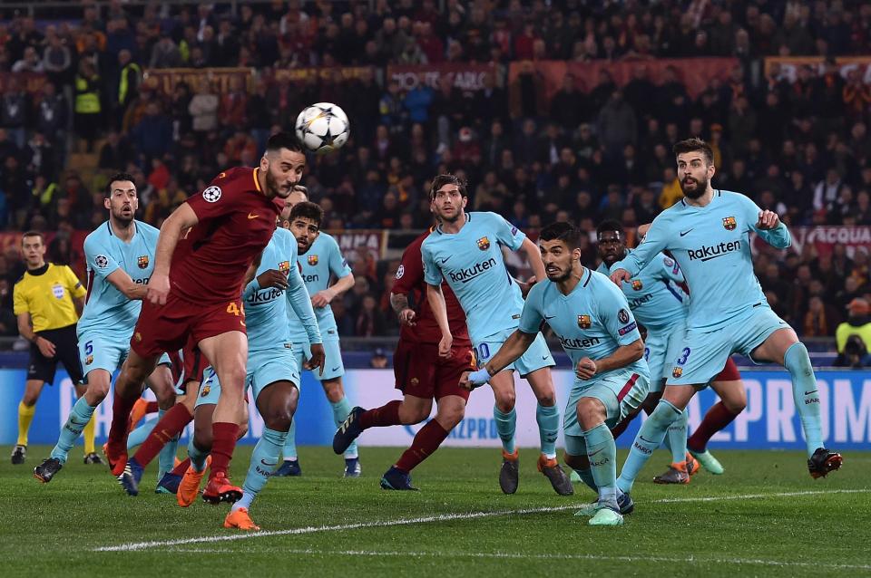  Kostas Manolas headed in the winner in the 82nd minute