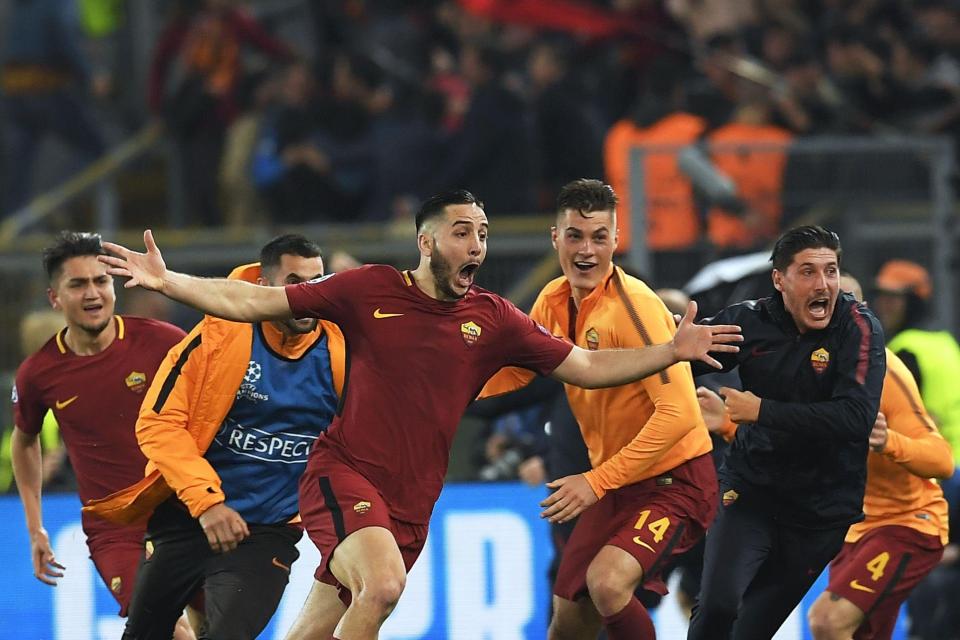  The night will go down as one of the greatest in Roma's history