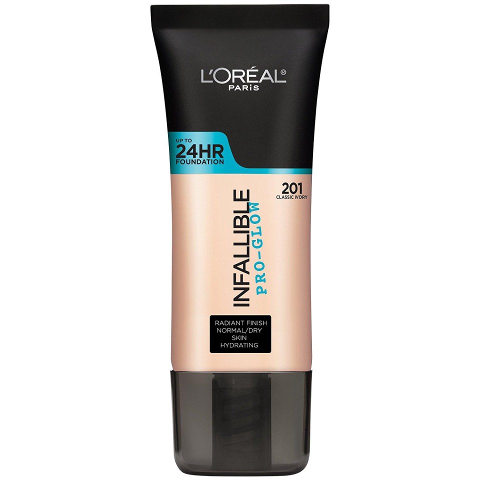 L’Oréal Paris Infallible Pro-Glow Longwear Foundation, £11.99