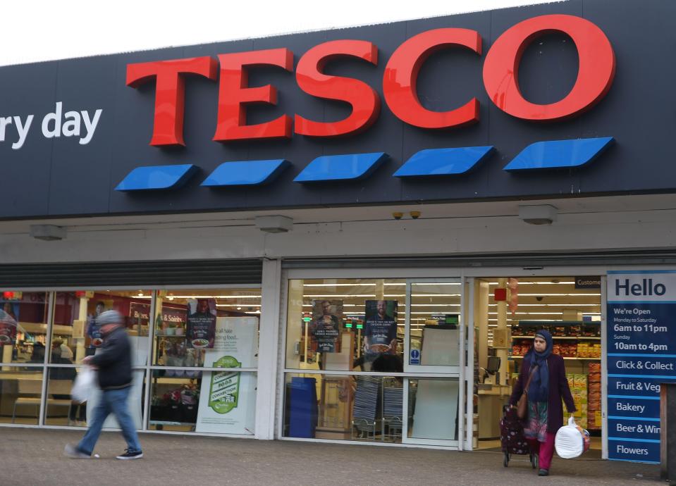  Many Tesco stores have sold out of the product