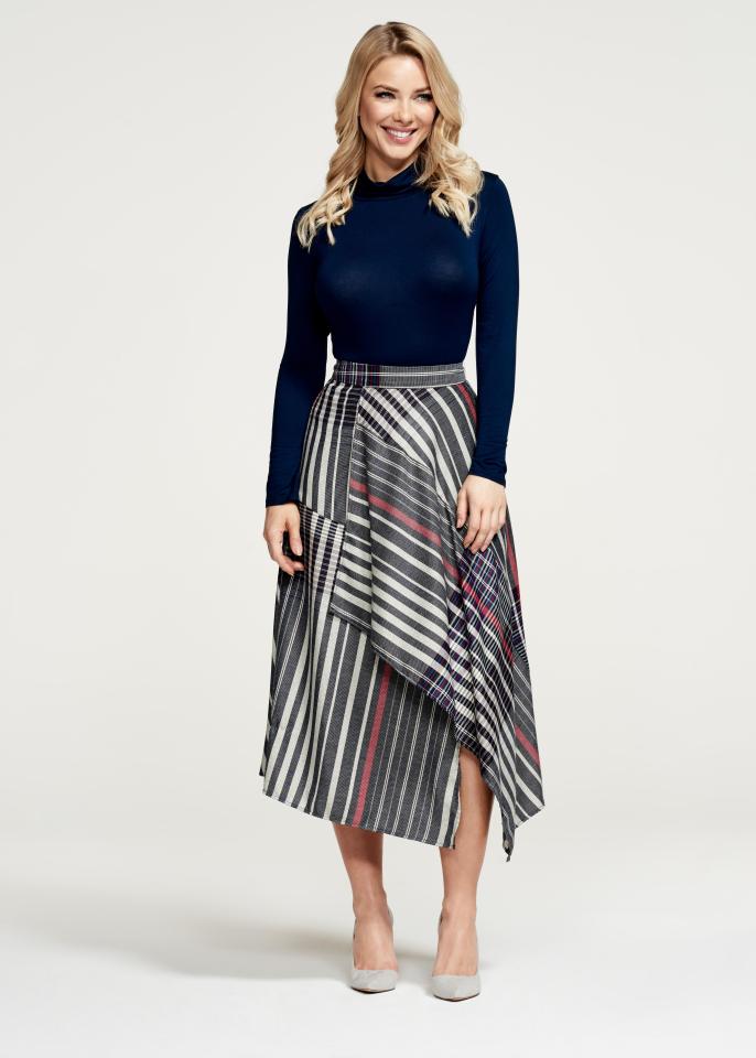 TIP: Team this M&S skirt with a fitted top to flatter your shape