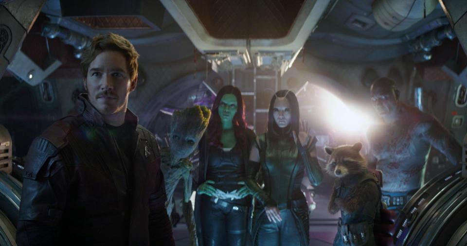  Infinity war is the first Avengers film to have a crossover with the Guardians of the Galaxy