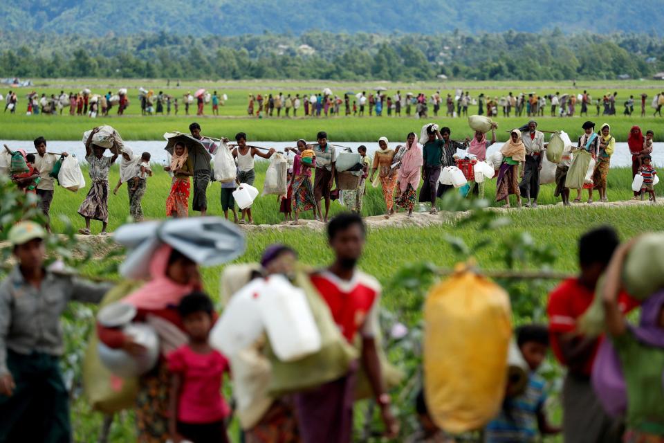  Up to 700,000 ethnic Rohingya people have been forced to flee Myanmar