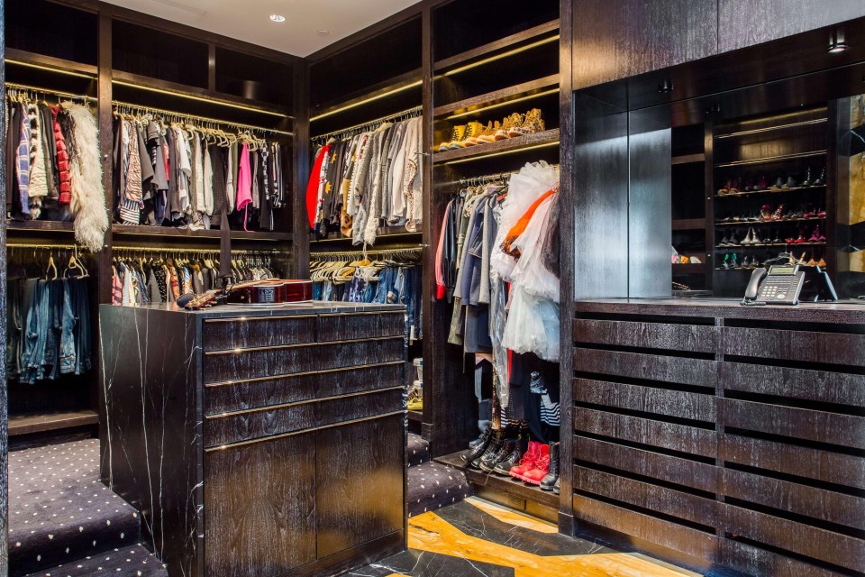 This walk-in closet houses all of Gwen Stefani’s incredible outfits