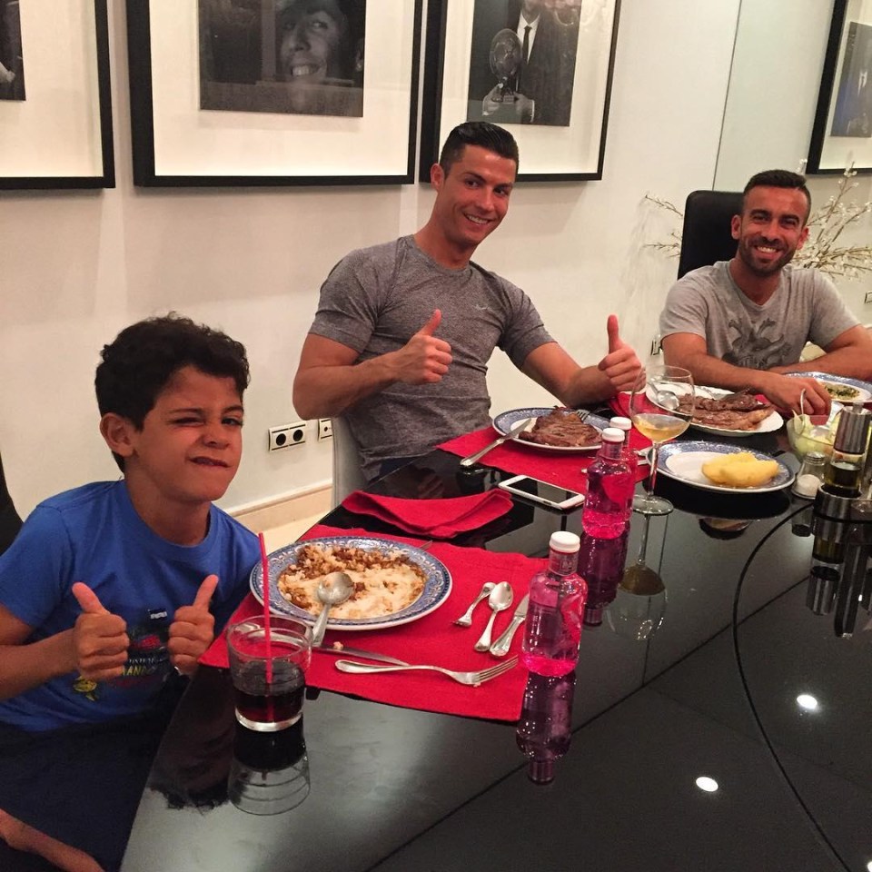 Cristiano Ronaldo, with Cristiano Jr, says downtime with the family is crucial