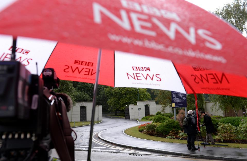  The BBC reporter says its reporter was exercising 'freedom of expression'