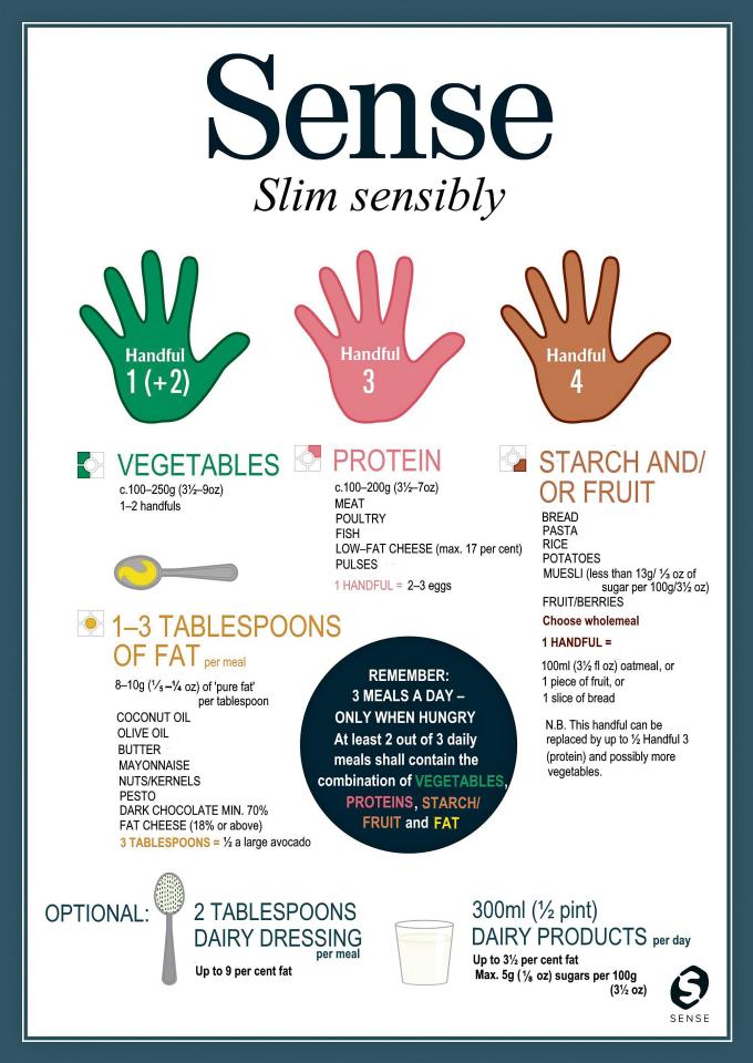  Tips for how to lose weight by judging portion sizes on your hands