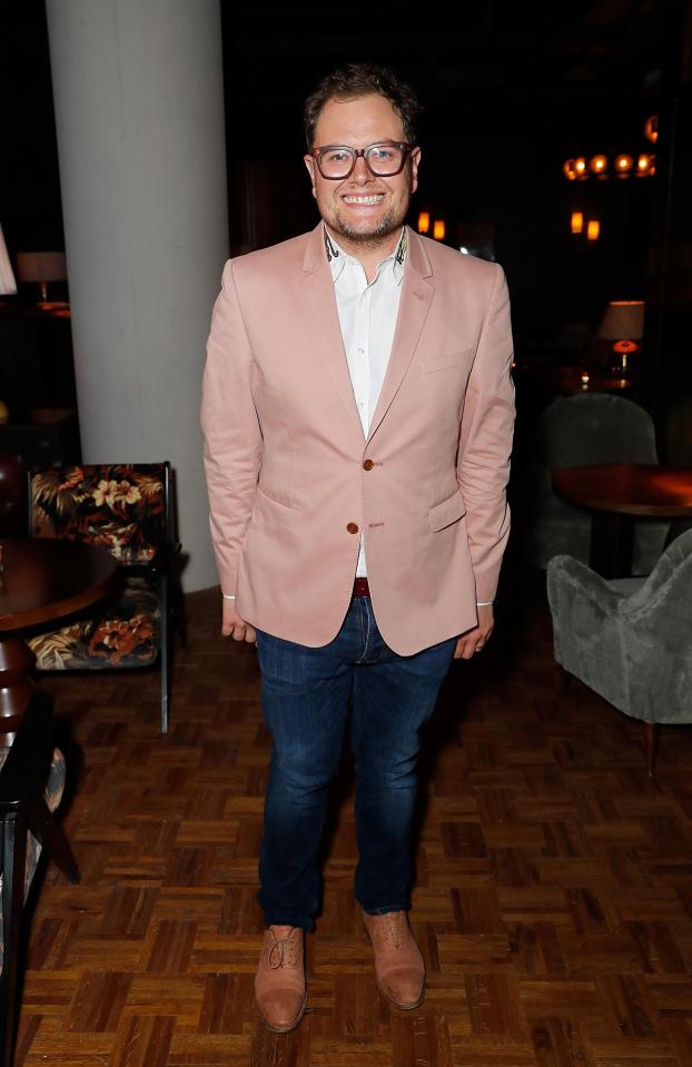  Alan Carr was also a guest at the TV-themed party