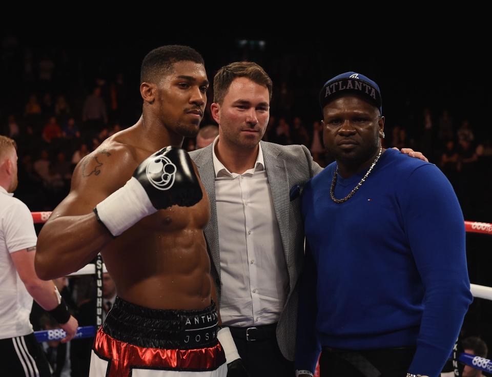  Kevin Johnson, right, appears to be Fury's most likely opponent for his comeback fight