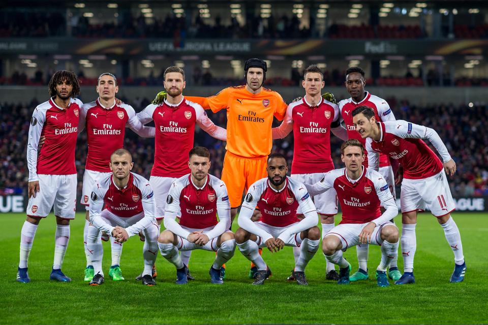  Arsenal see the Europa League as their way into next season's Champions League next season