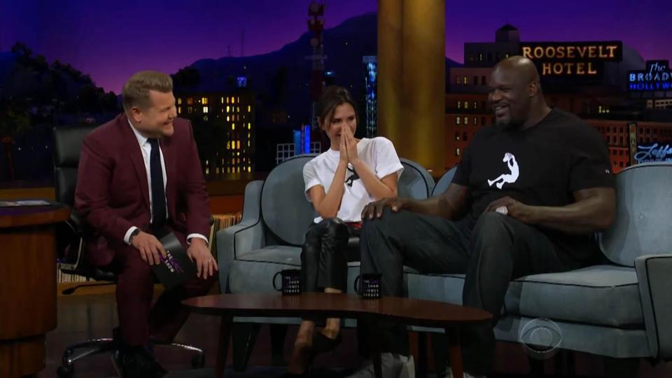  The star appeared on the show alongside basketball legend Shaquille O'Neal