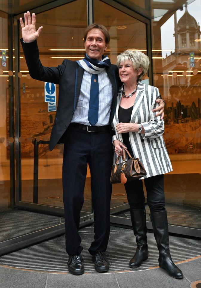  The singer, pictured previously at court with Gloria Hunniford, told the hearing he feared he would suffer a heart attack