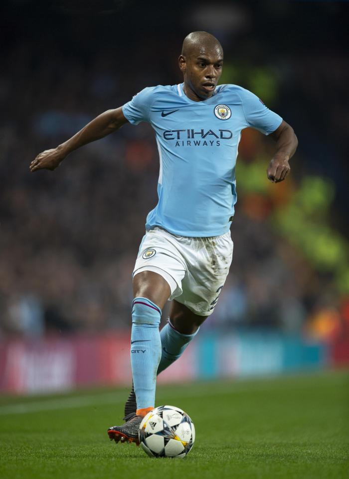  Fernandinho is a huge favourite of boss Pep Guardiola