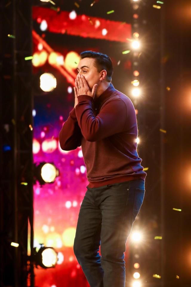  He was given the golden buzzer to go through to the semi-finals