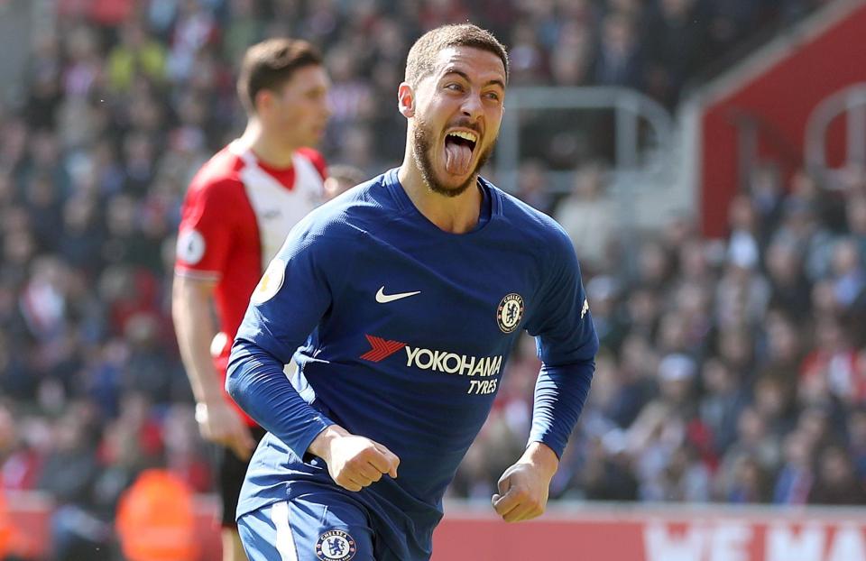  Hazard has scored 16 goals and made nine assists this season