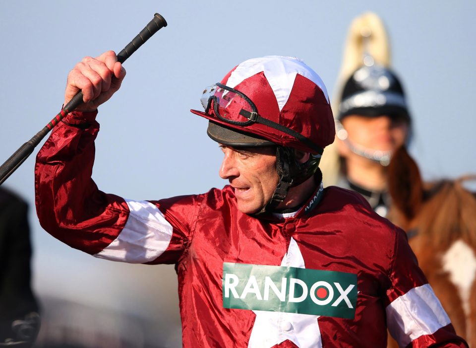  Davy Russell, at 38-years-old, was the oldest jockey riding in the Grand National