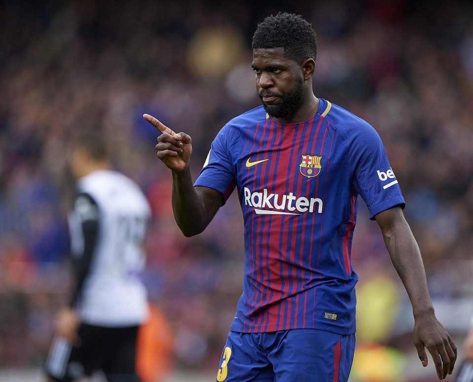  Barcelona are desperate to tie Samuel Umtiti down to new contract