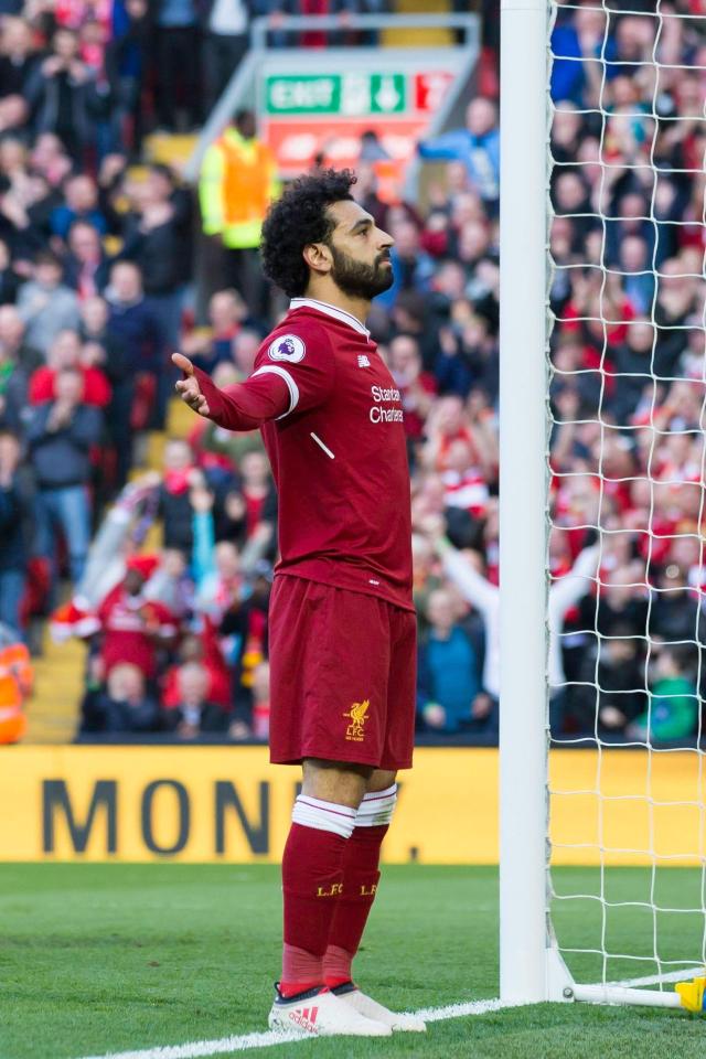  Mo Salah reached the 40-goal mark for Liverpool against Bournemouth