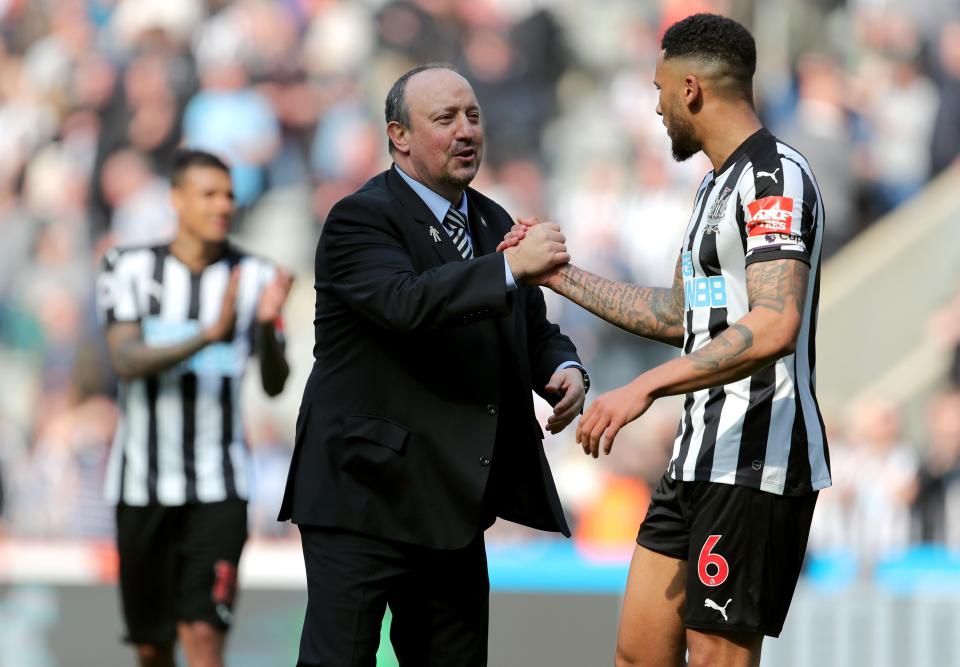  Newcastle's home form is a big reason they have stayed up this season under Rafa Benitez