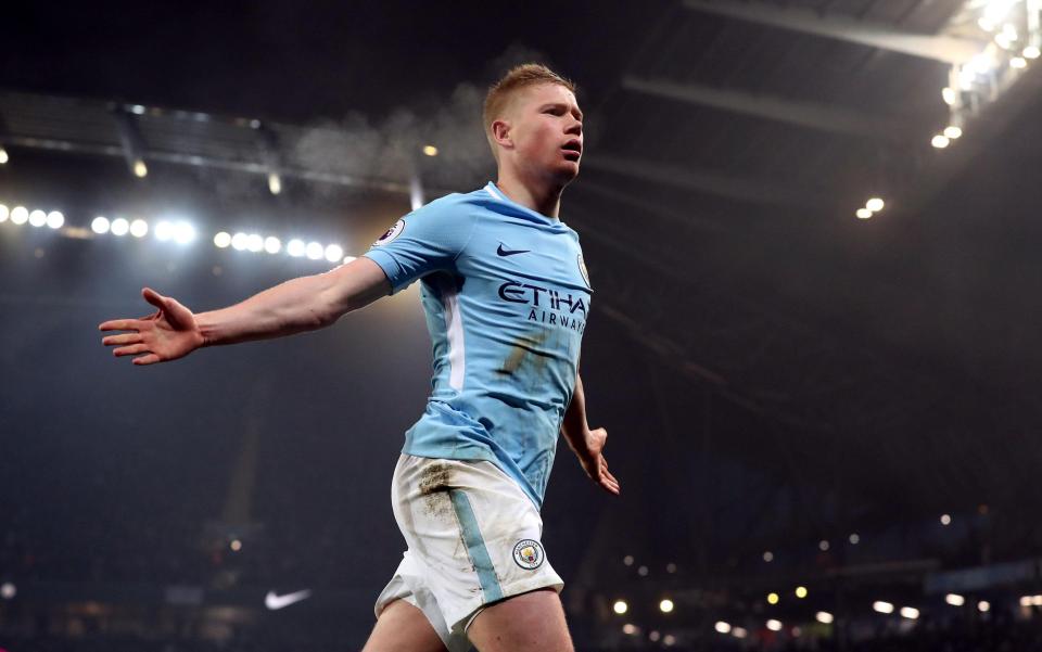  Kevin de Bruyne has been the standout player for Manchester City