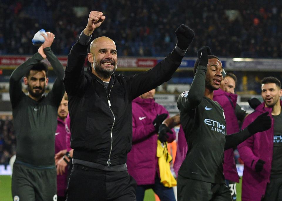  Pep Guardiola is sure to be celebrating tonight