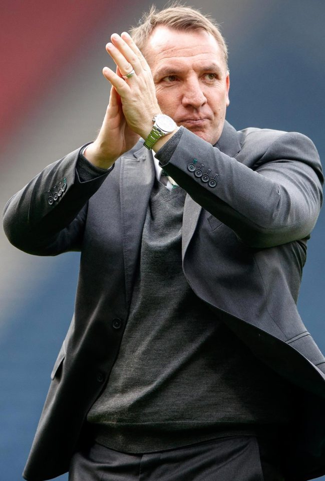  Rodgers looks as though he will lead Celtic to the Scottish treble