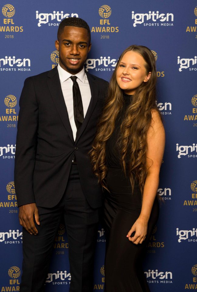  Sessegnon attended the EFL Awards bash with his girlfriend last week and were snapped together on the red carpet