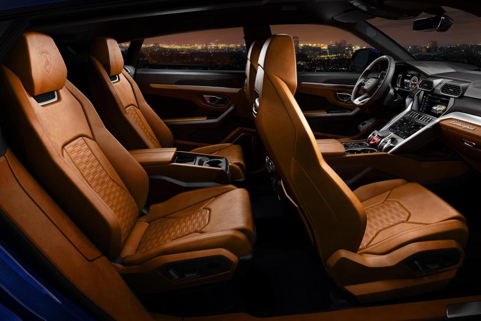  The engine for the Lamborghini Urus is paired with an eight-speed automatic gearbox